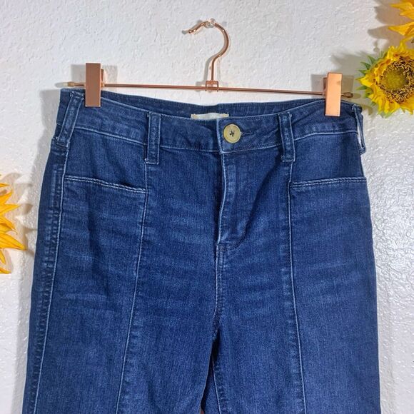 Altar’d State Dark Blue Wash Bell Bottom Jeans Size 26 Or 2 Women’s - Picture 2 of 9